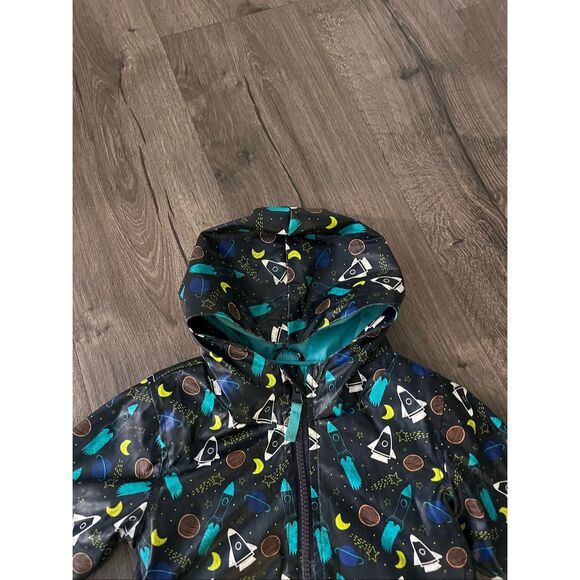Cat And Jack Space Themed Raincoat 18M - Picture 4 of 7